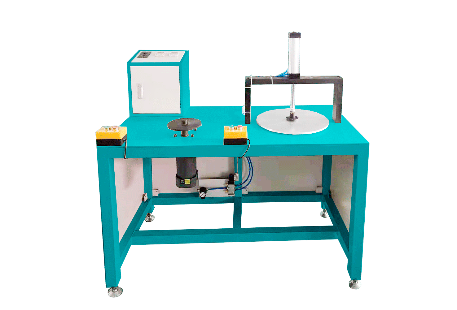 Rubber pad bonding machine