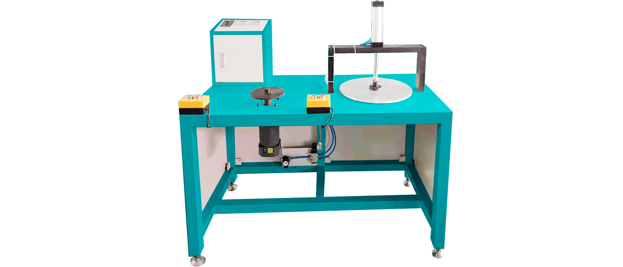 Rubber pad bonding machine