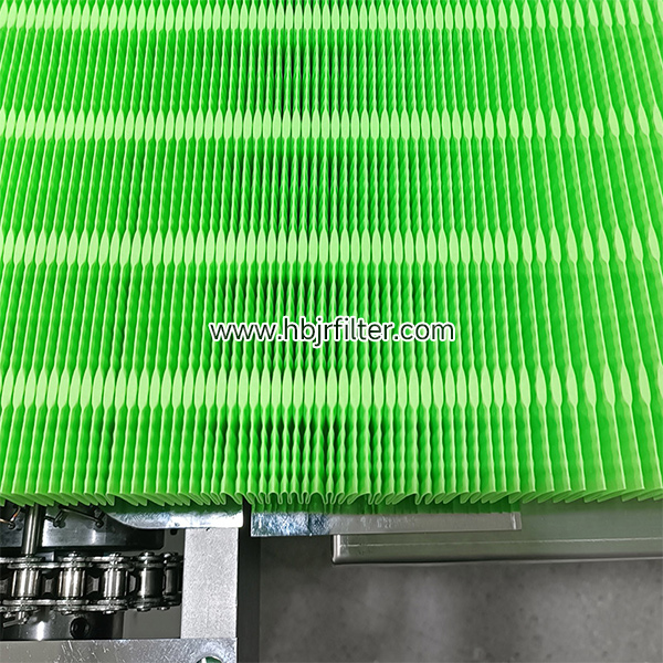 Rotary type air filter paper folding machine (4)
