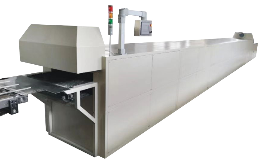 Filter paper curing oven display